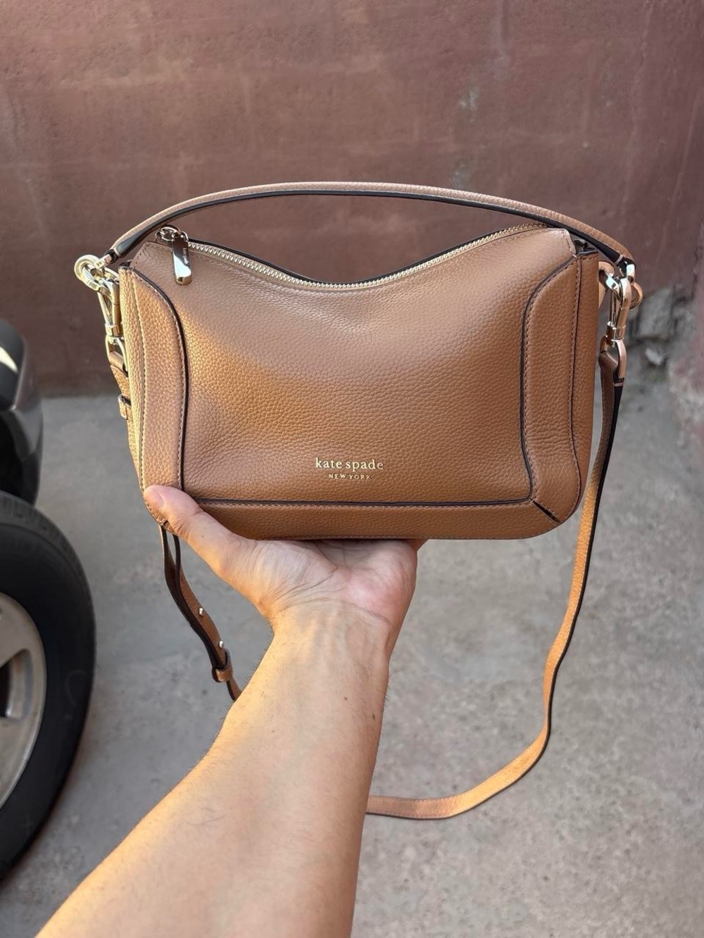 Kate Spade Crush Medium shoulder and Crossbody in Brown